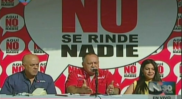 Diosdado Cabello: Quienes se alegran de la crisis, no piensan que pueden gobernar en corto plazo