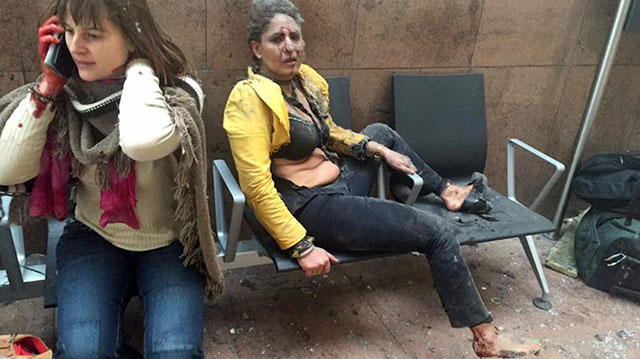 Ya pasan de 26 los muertos en un ataque terrorista suicida en Bruselas
