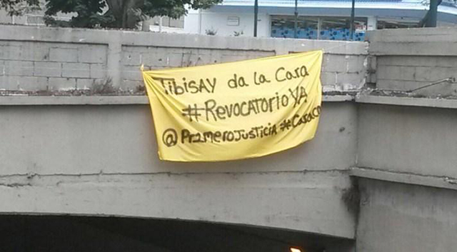 Así amanecieron las calles este #28M, exigen con pancartas ¡#RevocatorioYA!