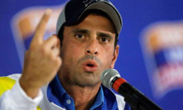 Capriles: "Aquí nadie puede negociar algo turbio, el gobierno debe respetar la palabra del pueblo"
