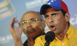 Capriles: No habrá diálogo hasta que el CNE cumpla con la Constitución y el revocatorio