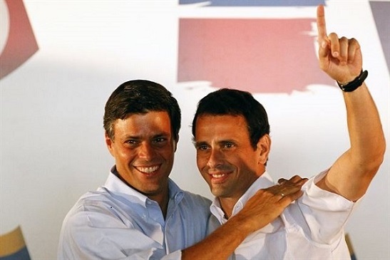 Capriles se une a la celabración del cumpleaños de Leopoldo Lopez en Ramo Verde