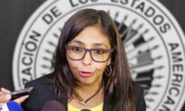 Delcy Eloina vuelve hacer el ridículo en la OEA, ahora pide la destitución de Almagro