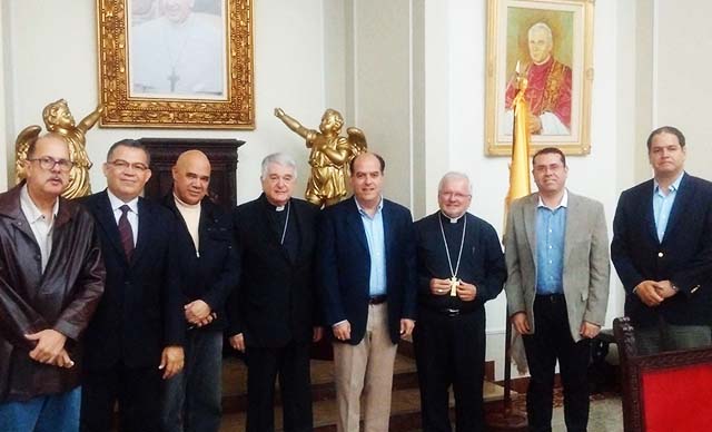 Líderes opositores se reunieron con representante del Vaticano en Caracas